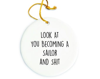 Sailor Ornament, Sailor Christmas Ornament, Sailor Christmas tree Ornament, Sailor Gift, Christmas Decorations