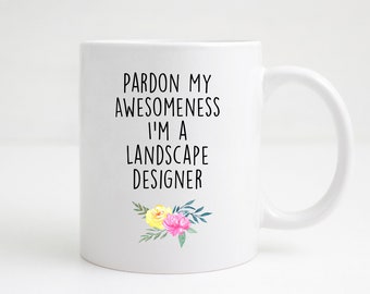 Landscape Designer Mug, Landscape Designer Gift, Gift for Landscape Designer, Personalized Mug, Customized Mug, Personalized Gift