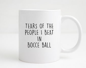 Bocce Ball Mug, Bocce Ball Gifts, Gift for Bocce Ball Lover, Personalized Mug, Customized Mug, Personalized Gift, Birthday Gift