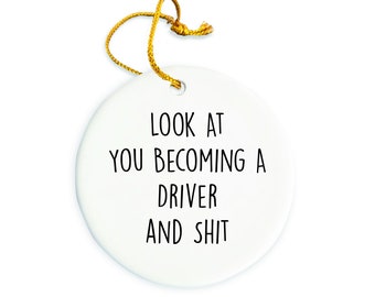 Driver Ornament, Driver Christmas Ornament, Driver Christmas tree Ornament, Driver Gift, Driver Christmas Decorations