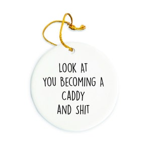 Caddy Ornament, Caddy Christmas Ornament, Caddy Christmas tree Ornament, Caddy Gift, Christmas Decorations