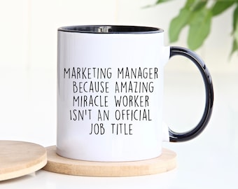 Marketing Manager Mug, Marketing Manager Gift, Gift for Marketing Manager, Personalized Mug, Customized Mug, Personalized Gift, Birthday