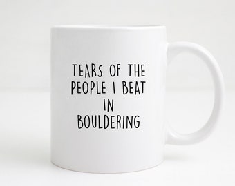 Bouldering Mug, Bouldering Gifts, Gift for Bouldering Lover, Personalized Mug, Customized Mug, Personalized Gift, Birthday Gift