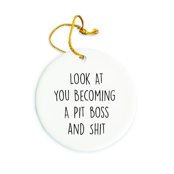 Pit Boss Ornament, Pit Boss Weihnachtsschmuck, Pit Boss  Weihnachtsbaumschmuck, Pit Boss Geschenk, Weihnachtsdekoration