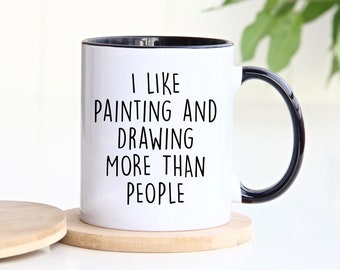 Painting And Drawing Mug, Painting And Drawing Gifts, Gift for Painting And Drawing Lover, Gift for Him, Gift for Her, Personalized Mug