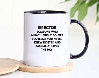Director Mug, Director Gift, Gift for Director, Personalized Mug, Customized Mug, Personalized Gift, Birthday Gift