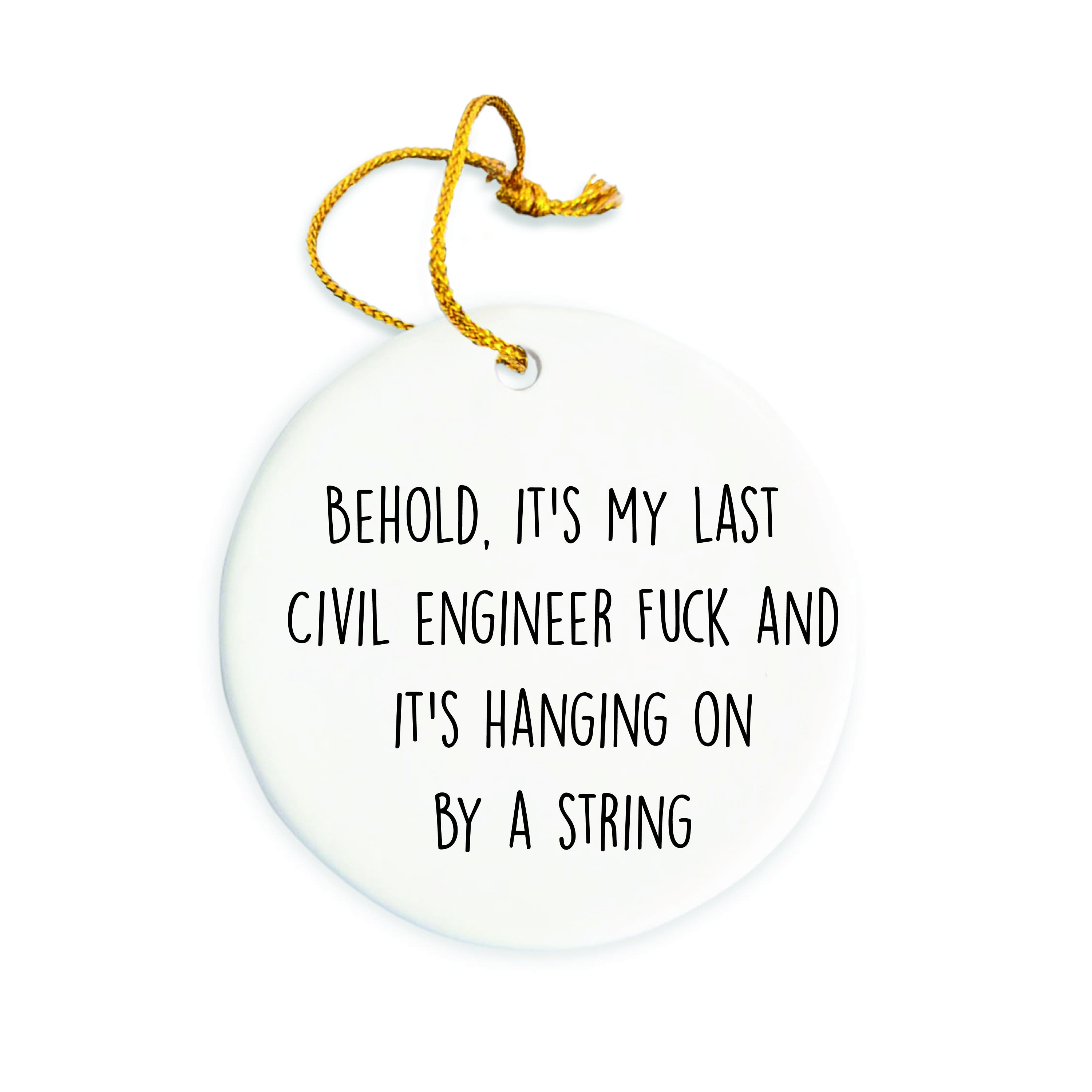 Civil Engineer Ornament, Civil Engineer Christmas Ornaments, Gift for