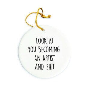 Artist Ornament, Artist Christmas Ornament, Artist Christmas tree Ornament, Artist Gift, Christmas Decorations