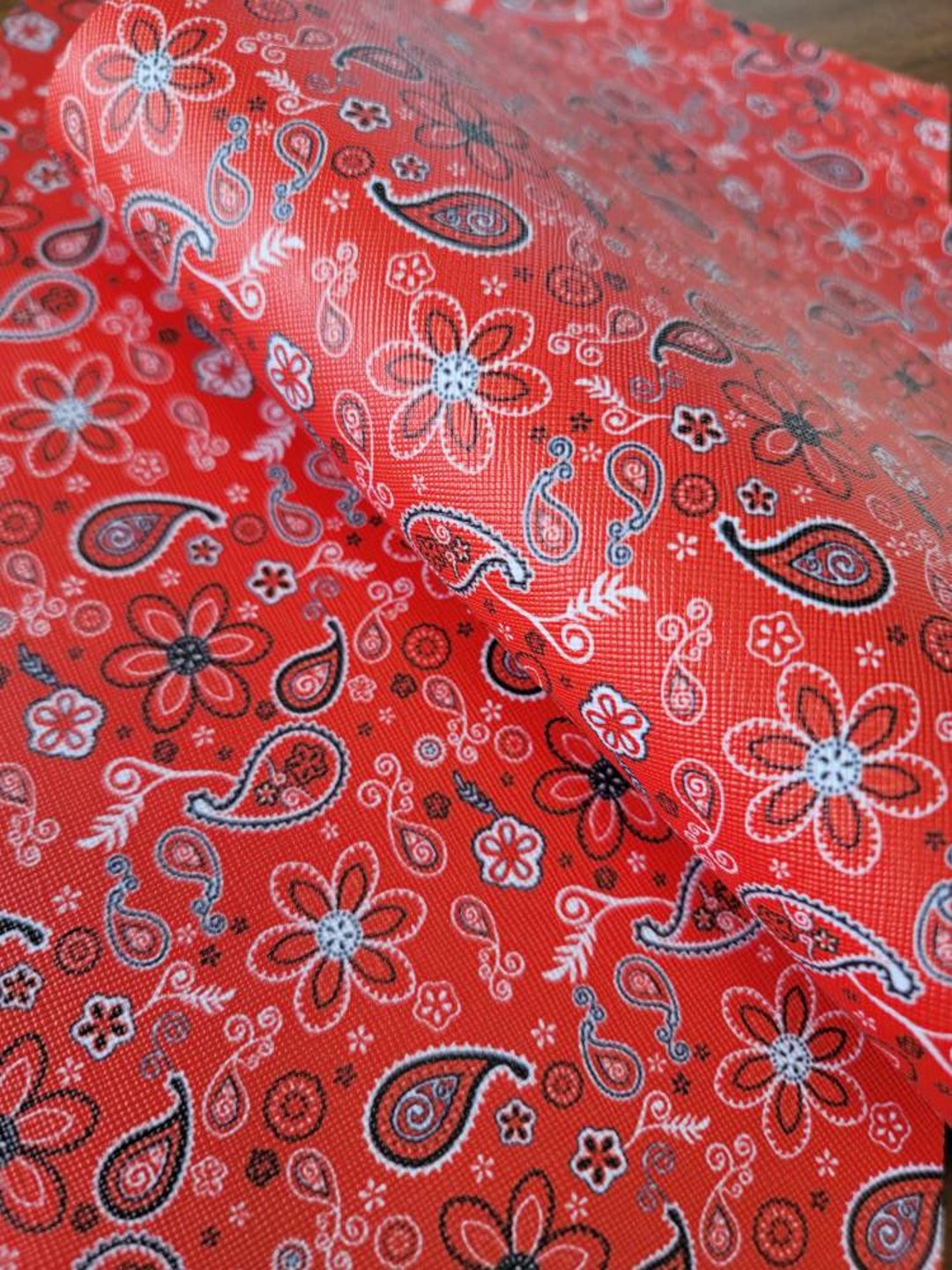 Paisley Craft Faux Leather Sheets Etsy