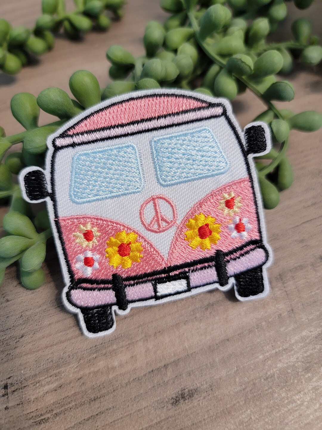 Retro Bus Embroidery Iron on Patch - Etsy