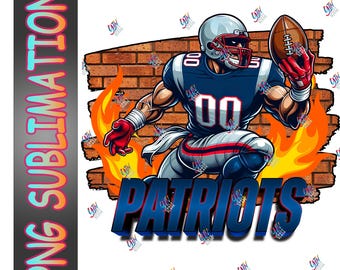 Sublimation PNG | Sport Sublimation PNG | Instant Download | Football Clipart | Crafting Supply | Football T-shirt Graphic