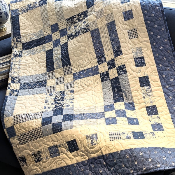 Handmade Blueberry Delight Quilt