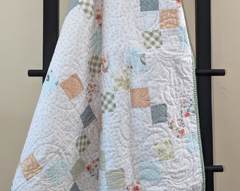 Handmade Baby Girl Patchwork Quilt