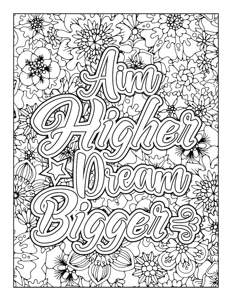 Adult Coloring Page - Etsy
