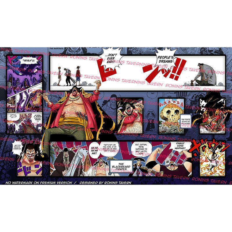 Dark Dark Fruit Prop Blackbeard Cosplay Anime Manga Fanart 