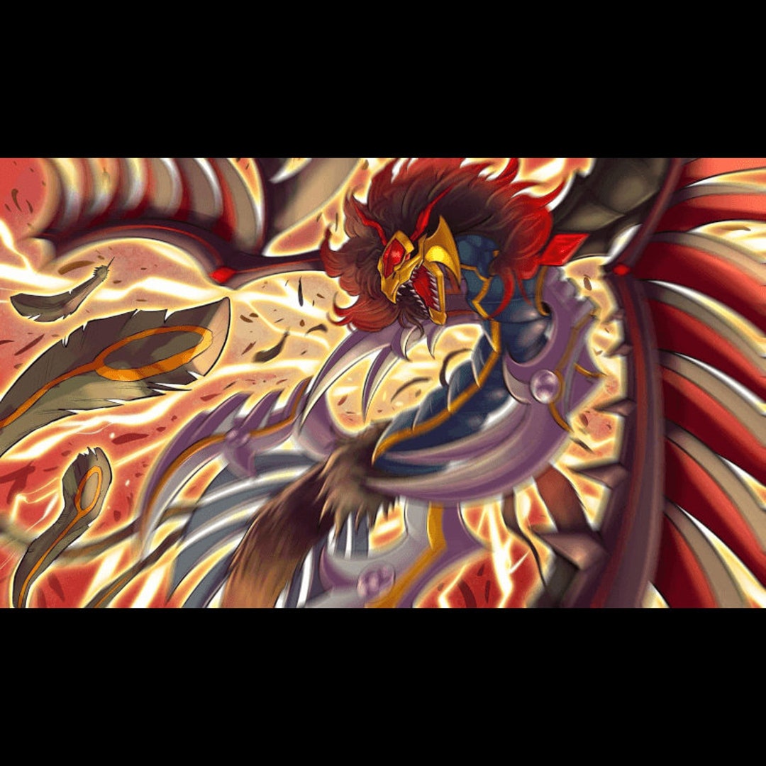 Black Winged Assault Dragon Playmat Custom SL 2022 Etsy