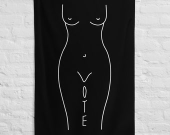 Las ganancias se donaron a Planned Parenthood VOTE Pro-Choice Rally Protesta Señal/Bandera por el derecho al aborto/Derechos de la mujer