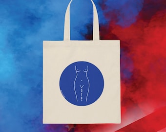 Más productos de bolsos de Ingresos donados a Planned Parenthood - Pro-Choice VOTE Woman Silhouette