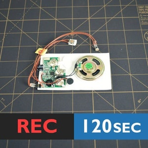 Light Sensor Sound Chip | Light Sensor Sound Module, Light Activated Module, Sound Module | 120 Seconds