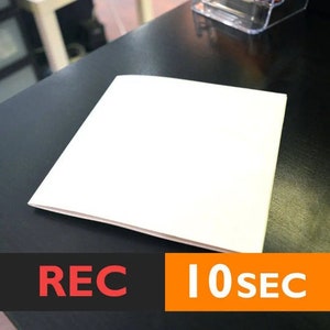 Cartes de voeux carrées avec son | carte carrée, Carte de voeux carrée vierge | 6" x 6" | 10 secondes