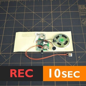 Módulo de sonido para tarjetas de felicitación, tarjeta de sonido DIY, chip de sonido para tarjetas, 10 segundos