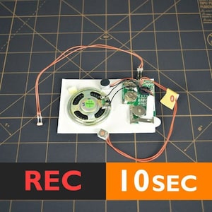 Licht Aktiviertes Sound Modul | Sprachchip, Lichtsensorchip, Lichtaktivierbarer Chip | 10 Sekunden