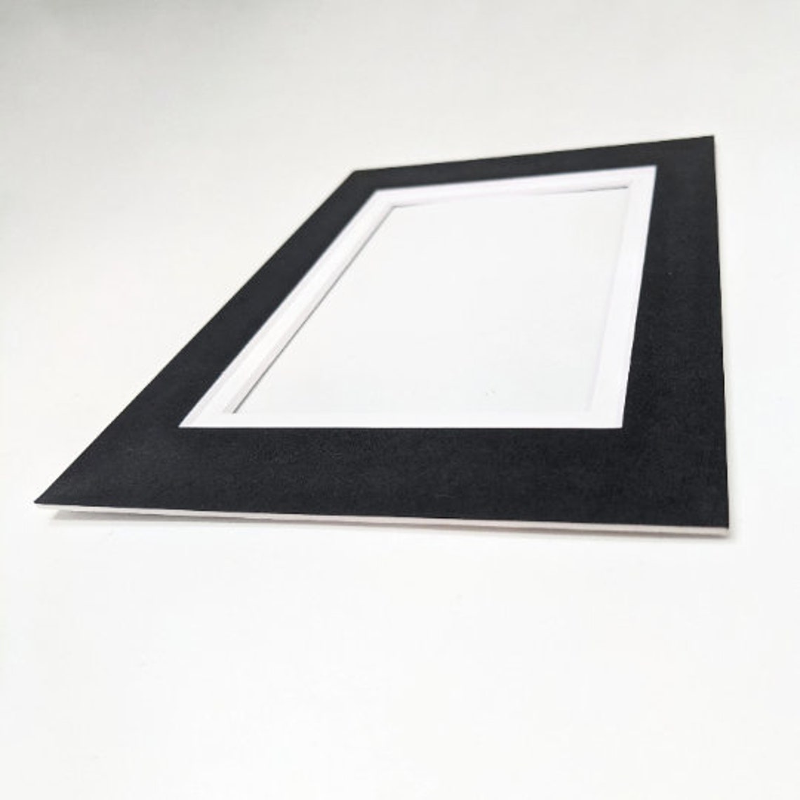 Picture Frame Photo Double Mat, 5x7 Inches Bevel Cut, Picture Frame Mat