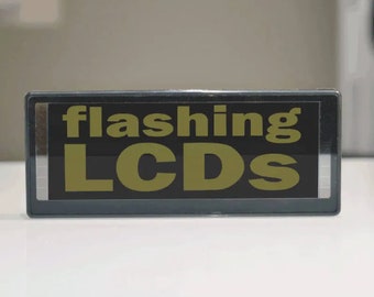 Flashing Store Sign | Flashing Sign, Countertop Display, Custom Business Sign, Business Signage, Flashing Lights