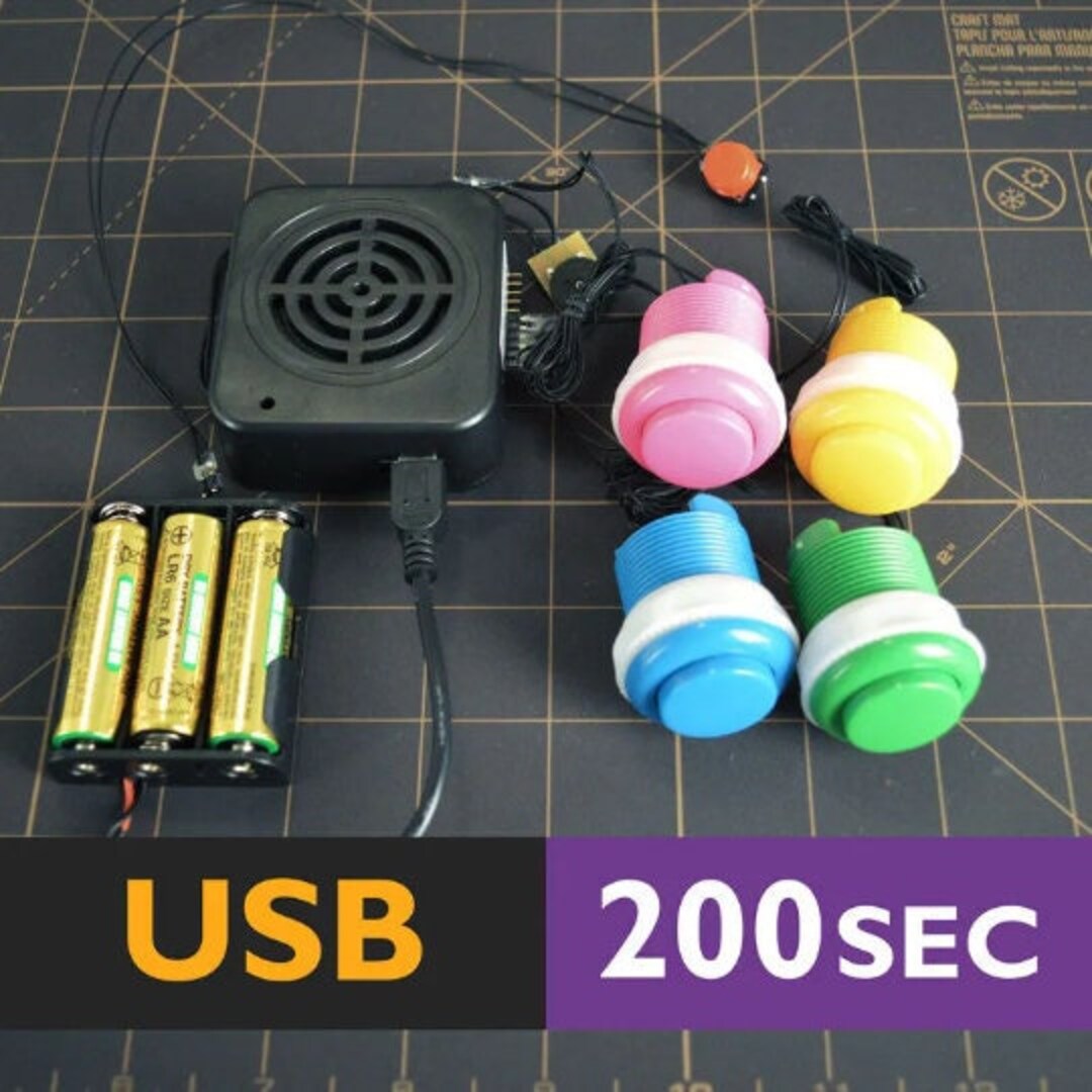 USB Sound Box With Push Button Recordable Speaker Speaker - Etsy Denmark