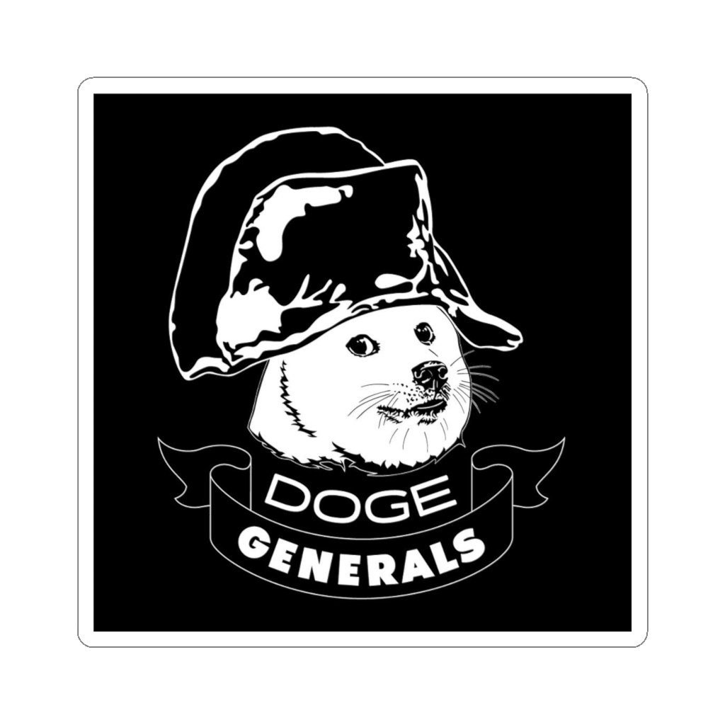 Doge Generals Die-cut Sticker - Etsy