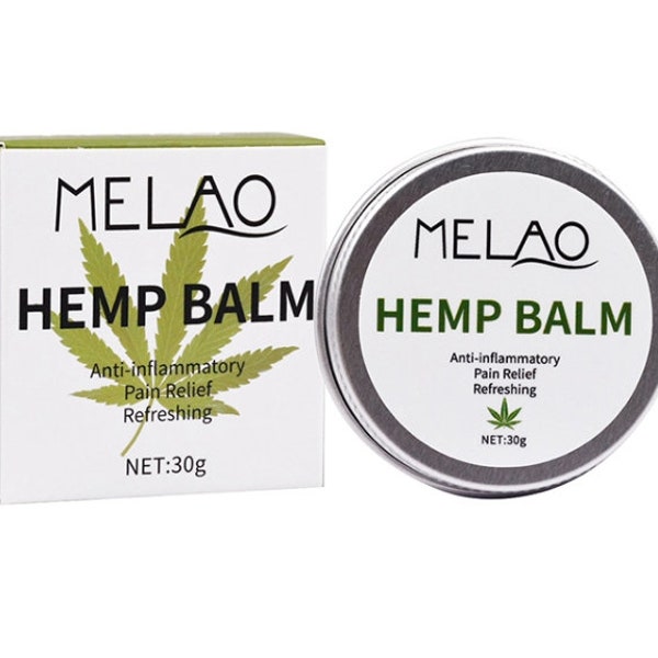 Hemp Balm for Pain in Muscle, joints and back Pain and discomfort and refreshens