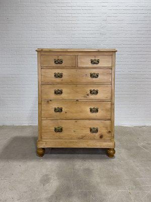 Substantial set of antique English drawers