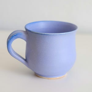 Textured purple coffee mug, 10 oz, handmade ceramic pottery