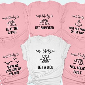 Most Likely to Cruise Shirts, Family Cruise Shirts, Funny Cruise Shirts,Custom Most Likely To Summer Shirt,Funny Most Likely Shirts