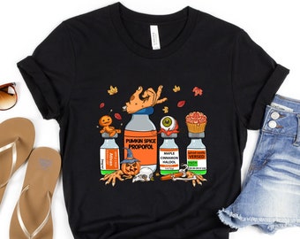 Halloween Nurse Pills Sweatshirt,Cute Nurse Shirt, Halloween ER Nurse Sweatshirt,Spooky Nurse, Fall Nurse Shirt, Halloween ICU Nurse Shirt,