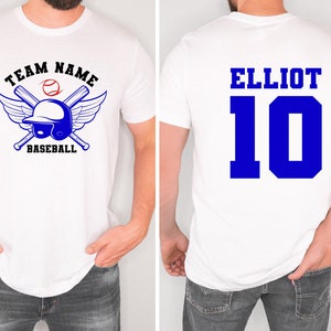 Custom Baseball Shirt, Baseball Numbers Shirt, Personalized Baseball Tees,Baseball Shirts, Custom Baseball Shirts,Personalized Baseball Tees