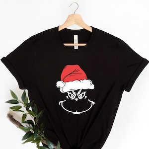 Grinch Face Shirt, Xmas Funny Grinch Face Family Shirt, Xmas Matching Grinch Tee, Christmas Grinch Gifts, Xmas Cute Grinch Face Shirt