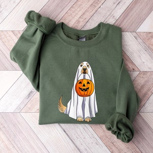 Halloween Dog Shirt, Funny Halloween Sweatshirt, Cute Halloween Sweatshirt, Golden Retriever Shirt, Golden Retriever Halloween Shirt,