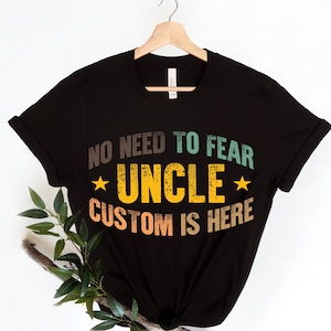 Uncle Shirt, Crazy Uncle Shirt, Personalized Uncle Gift, Funny Uncle Shirt, Custom Uncle Shirt, Promoted to Uncle, Retro Vintage Uncle Shirt