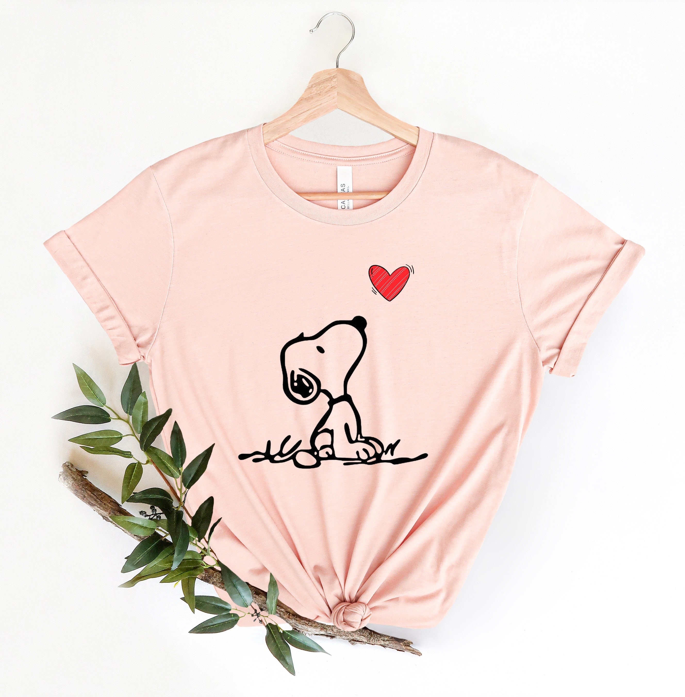 Snoopy Valentine's Day Love Hearts Shirt, Snoopy T-Shirt