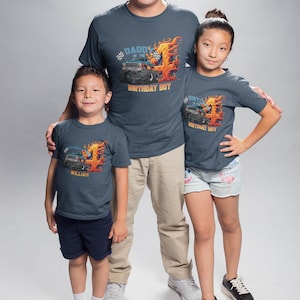 Custom Monster Truck Family Matching Birthday Party Shirt, Birthday Boy Monster Truck Shirt, Monster Truck Party Gift For Kids