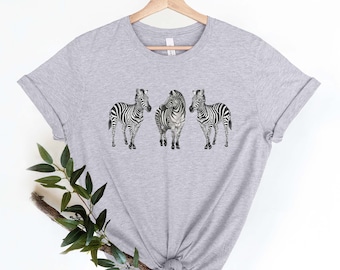 Zebra Shirt, Zebra Lovers Gift, Animal Lovers Shirt, Animal Lovers Gift, Equus Zebra Shirt, Grevy's Zebra Shirt, Safari Shirt