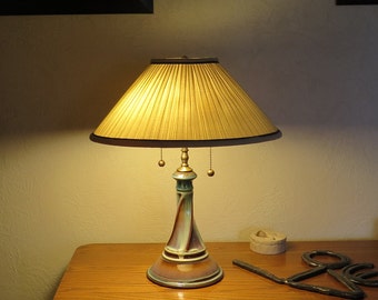 RARE Bill Campbell Art Pottery Lamp (Electric, not Oil)