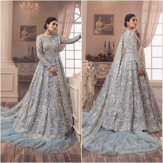 bridal gown dress pakistani