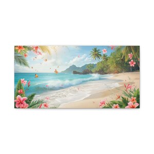 Beach Paradise Canvas Print