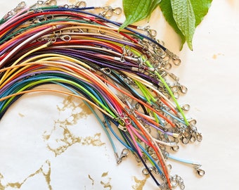 Cord Necklace Chain - Wide Variety Of Colours Available!