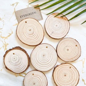 Drilled Wood Slice / Log -Decorate Your Own!