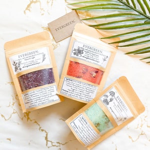 Floral Infusions Hand Mixed Bath Potion / Spa /Soak / Salts