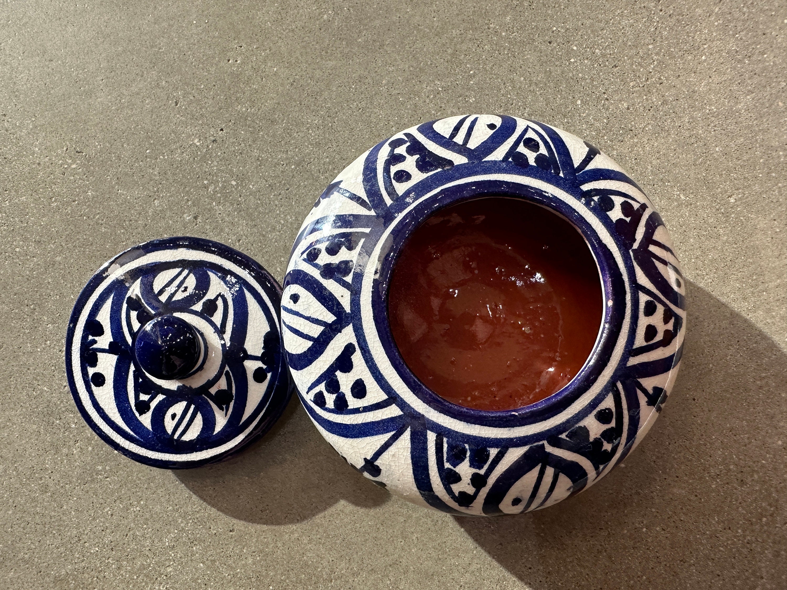 Colorful Moroccan Ceramic Container - Etsy