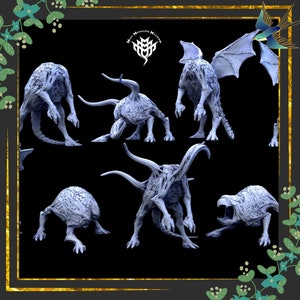 Mind Gluttons | Mini Monster Mayhem | Tabletop Miniature | Hand-Painted Model